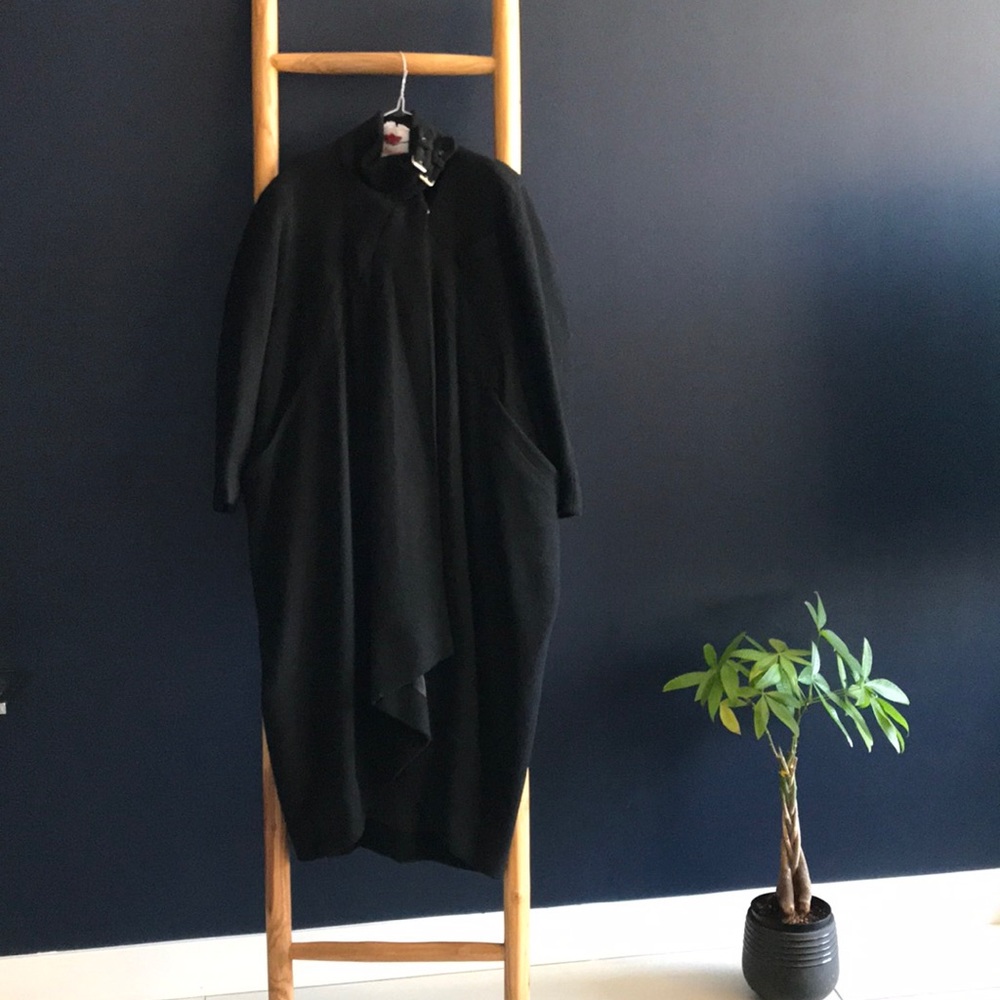 Rachel Comey Rosa High Neck Cocoon Coat Made in NY